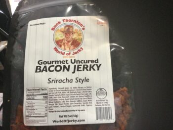 Sriracha Bacon jerky 2oz