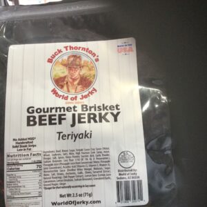 Teriyaki Beef Brisket 2.5oz