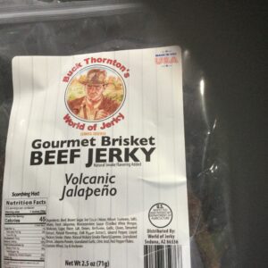 Volcanic Jalapeño Beef Brisket 2.5oz