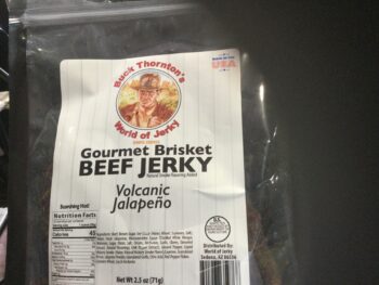 Volcanic Jalapeño Beef Brisket 2.5oz